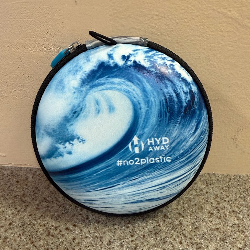 Blue Collapsible Water Bottle - Picture 10 of 11